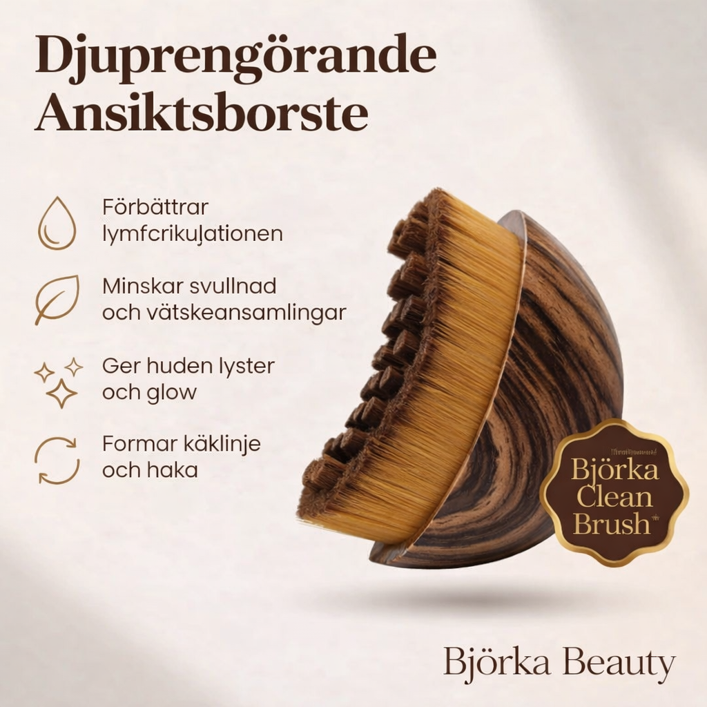 Björka CleanBrush™ - Lymfatisk Ansiktsborste